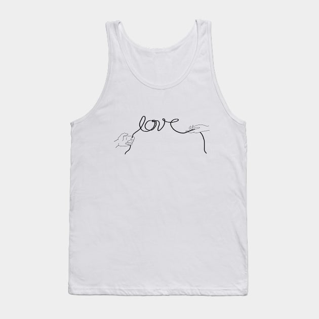 Hands and love Tank Top by DarkoRikalo86